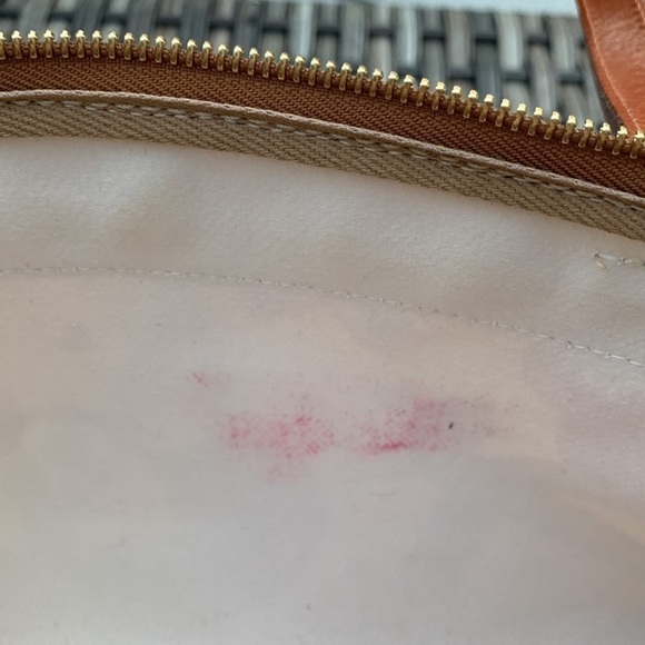 DOONEY & Bourke Painted Canvas Graffiti Shoulder Bag with Leather Trim - Picture 11 of 15